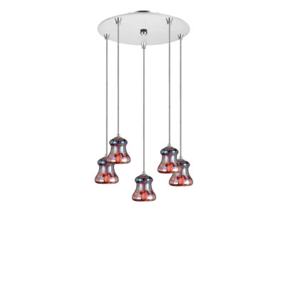 Line Voltage 5 Light Pendant