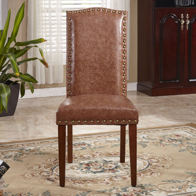 Elegant Parsons Chair Upholstery: Espresso