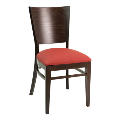 CON Series Side Chair Finish: Walnut, Upholstery: Wood