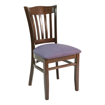 CON Series Side Chair Finish: Cherry, Upholstery: Ivory