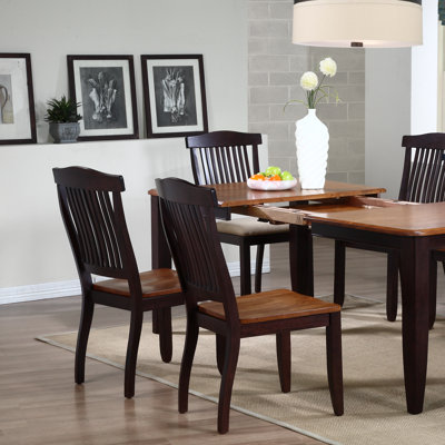 Open Side Chair Finish: Whiskey / Mocha