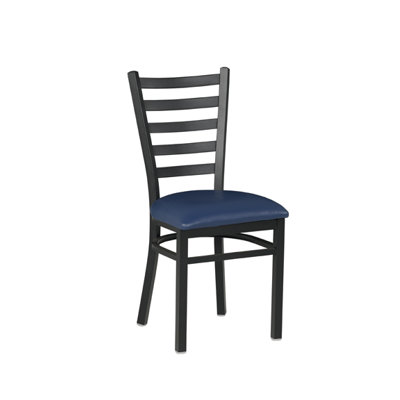 Side Chair Upholstery: Slate Blue