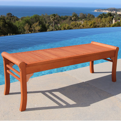 Mistana Maddison Eucalyptus Wood Picnic Bench