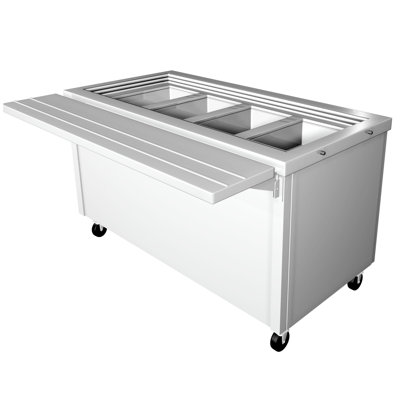 Prep Table with Stainless Steel Top Size: 36 inch H x 92 inch W x 30.5 inch D