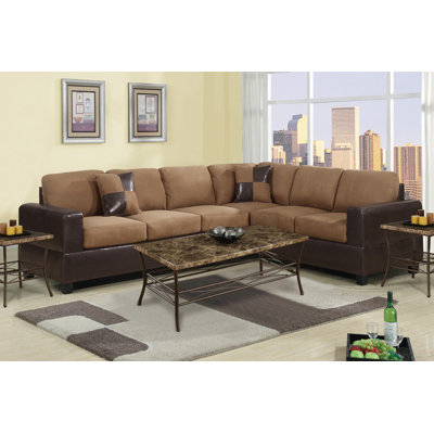 Madison Home USA 2PC SECTIONAL HAZEL Reversible Sectional Upholstery