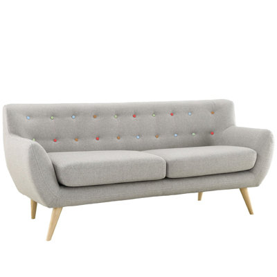 CAP15-3S-LGR-C MHUS1046 Madison Home USA Mid-Century Sofa Upholstery