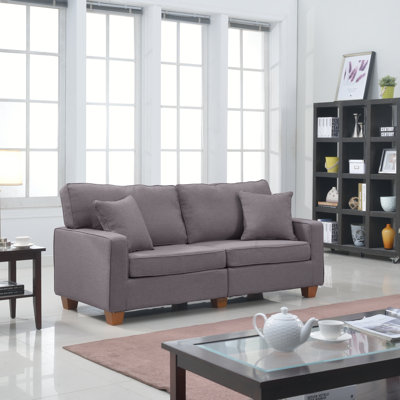CAP40-SM-LGR MHUS1052 Madison Home USA Modern Loveseat