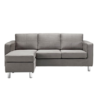 Madison Home USA CAP16-MF/GRY Reversible Chaise Sectional