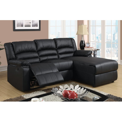 Madison Home USA EXP35-BLK Reclining Sectional