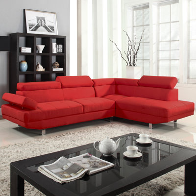 Madison Home USA EXP11-RED-FB Sectional