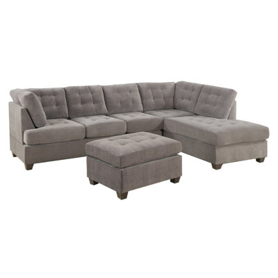 Madison Home USA 2PC-SEC-GREY Sectional