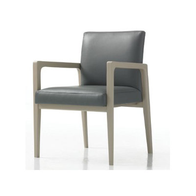 Hayden Guest Chair in Grade 2 Fabric with Sytex Seat Support System Color: Fabric Eco, Finish: Grand Mahogany Hayden Guest Chair in Grade 2 Fabric with Sytex Seat Support System Color: Fabric Eco, Finish: Grand Mahogany