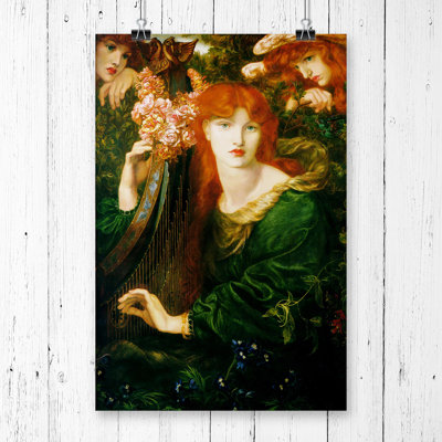'La Ghirlandata' by Dante Gabriel Rossetti Painting Print at Wayfair 'La Ghirlandata' by Dante Gabriel Rossetti Painting Print.
