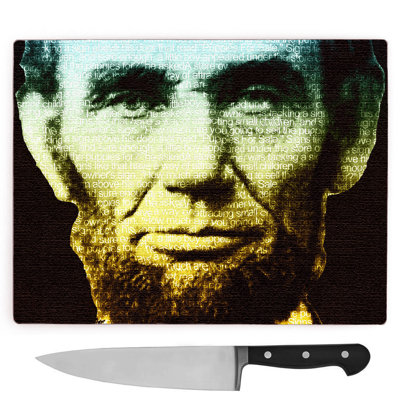 Abraham Lincoln President Large Chopping Board Abraham Lincoln President Large Chopping Board