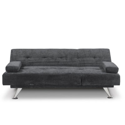 LifeStyle Solutions SC-CRN-S3-M2-DG Cornell Convertible Sofa