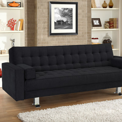 LifeStyle Solutions GC-RUP-BK-SET Rudolpho 89″ Sleeper Sofa