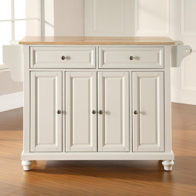 Hanoverton Kitchen Island Base Finish: White