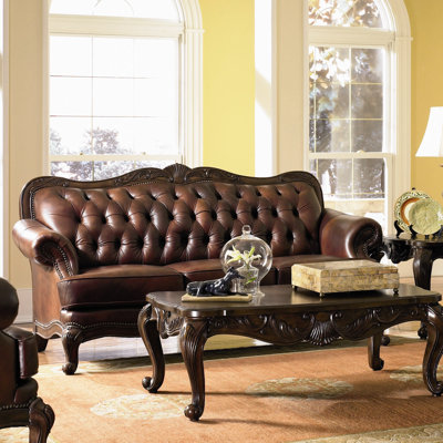 Darby Home Co DBHC2480 25981969 Acton Leather Sofa