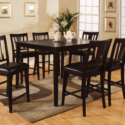 Rushford Leal 7 Piece Counter Height Dining Set