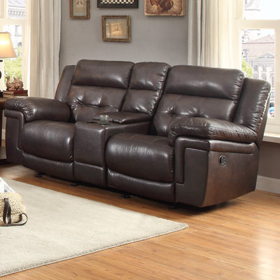 DBHC3856 26730867 DBHC3856 Darby Home Co Carriere Glider Reclining Loveseat