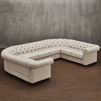 Darby Home Co DRBC1210 30329090 Kaminsky Sectional Upholstery
