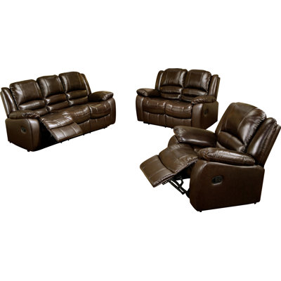 Darby Home Co DBHC6244 27711848 Jorgensen Reclining Sofa and Chair Set