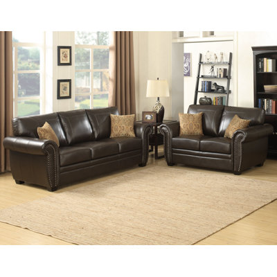 Darby Home Co DBHC6890 27934202 Gerhardt Sofa and Loveseat Set