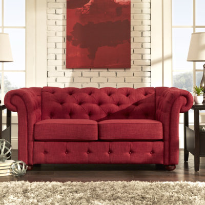 Darby Home Co DRBC2704 31457299 Conners Tufted Loveseat Upholstery