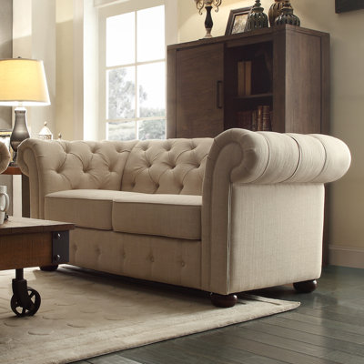 Darby Home Co DRBC3543 31785453 Fenmore Button Tufted Loveseat Upholstery