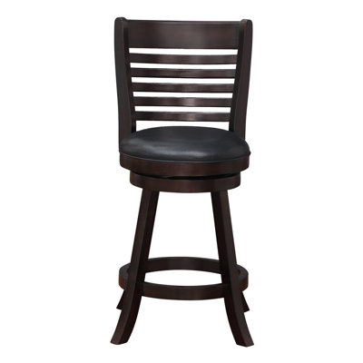 Starkville 24 inch Swivel Bar Stool Finish: Merlot