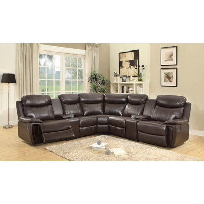 Darby Home Co DRBC7278 Southridge Reclining Sectional Upholstery