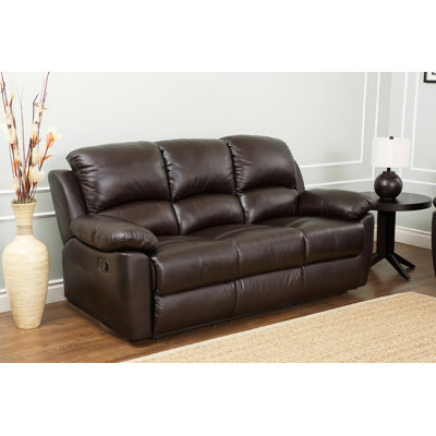 Darby Home Co DBYH1656 Blackmoor Leather Reclining Sofa