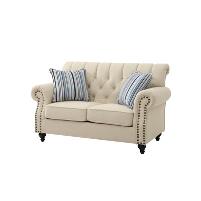 Darby Home Co DBYH3380 Waldroup Loveseat