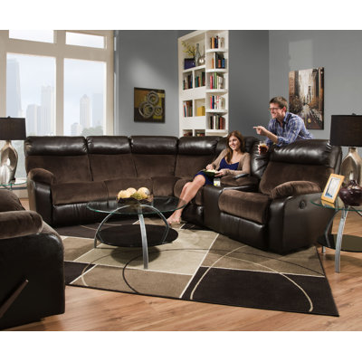 Darby Home Co DBYH3476 Robandy Reclining Sectional