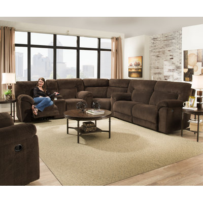 Darby Home Co DBYH3494 Radcliff Reclining Sectional
