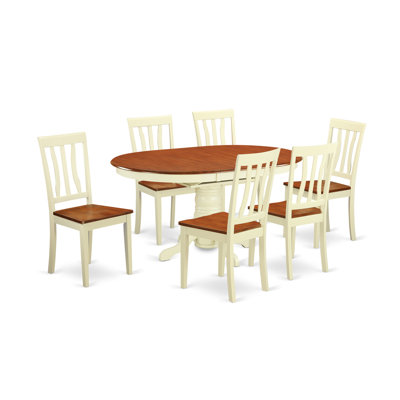 Attamore 7 Piece Dining Set Finish: Off-White