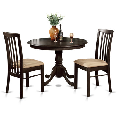 Bonenfant 3 Piece Dining Set Finish: Cappuccino