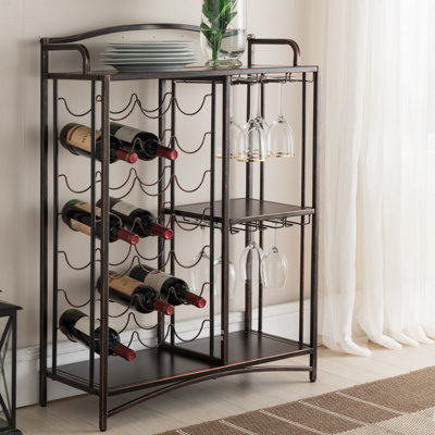 Floyd Metal Storage 21 Bottle Floor Wine Bottle Rack