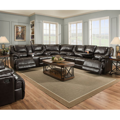 Darby Home Co DBYH3484 Simmons Upholstery Starr Motion Reclining Sofa Type