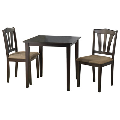 Dinah 3 Piece Dining Set Finish Espresso