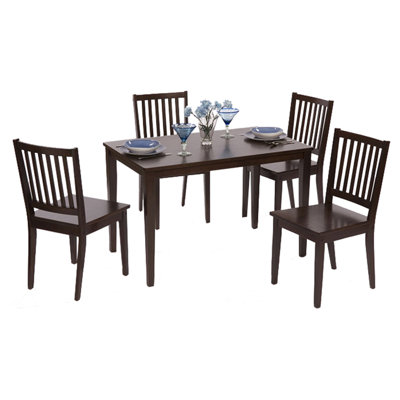Windham 5 Piece Dining Set Finish Espresso