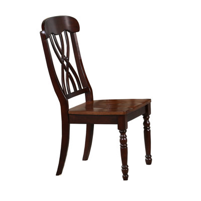 Corell Park Side Chair (Set of 2) Side Chair Finish: Chestnut / Cherry