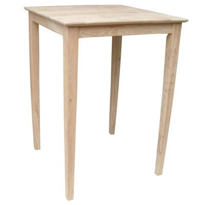 Glenside Bar Height Pub Table Tabletop Size: 30 inch