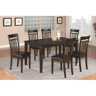 Smyrna 5 Piece Dining Set Finish: Cappuccino
