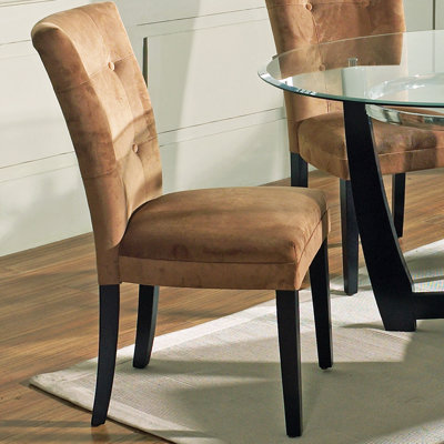 Baldwin Parsons Chair (Set of 2) Upholstery: Camel