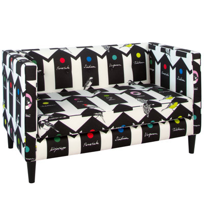 Brayden Studio BRSD3827 26427974 Weston Five Button Loveseat