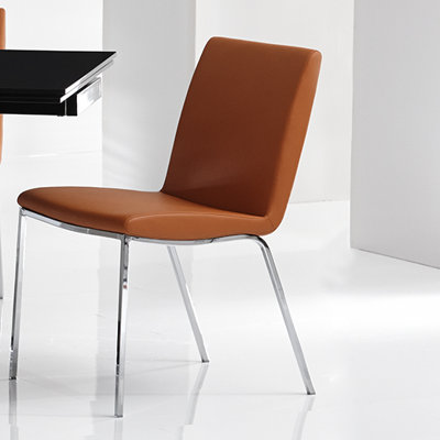 Gumbs Side Chair (Set of 2) Upholstery: Brown