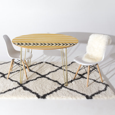 Mouton Dining Table Finish Yellow Mouton Dining Table Finish Yellow