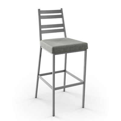 Lovato 30 inch Bar Stool Finish: Glossy Grey/Medium Grey