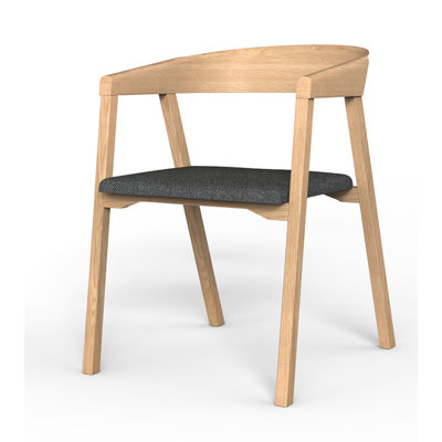 Kleopatra Arm Chair Finish: Oak